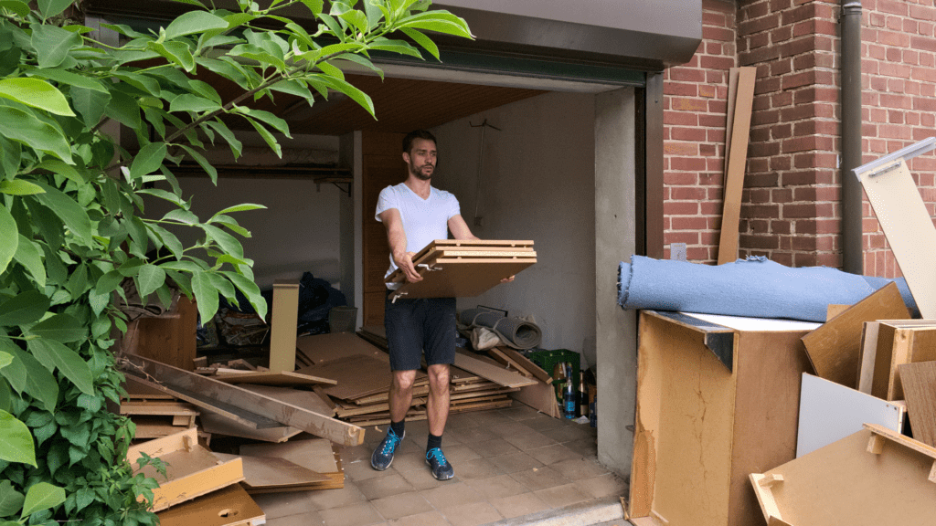 Reclaim your garage with EZ-Haulin’s hassle-free garage clean-out services in Plymouth, MA. Fast, professional, and eco-friendly. Request a quote today!